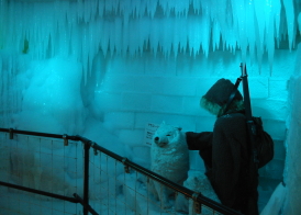 極寒体感施設　氷の館